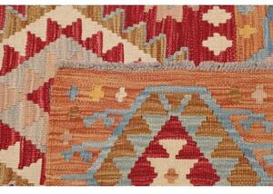 Tappeto Kilim Geometrico Ocra Rosso 120x183 Cm