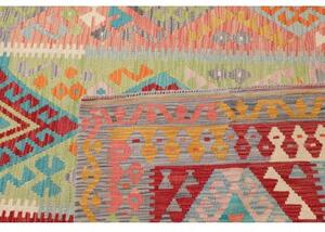 Tappeto Kilim Geometrico Multicolore 305x400 Cm