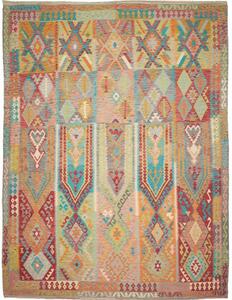 Tappeto Kilim Geometrico Multicolore 305x400 Cm