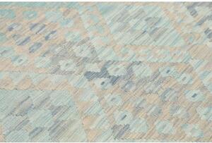 Tappeto Kilim Geometrico Verde Acquamarina Beige 121x184 Cm