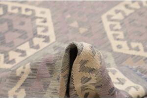 Tappeto Kilim Geometrico Grigio Lavanda 298x390 Cm