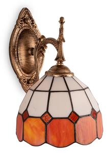 Brilagi - Lampada da parete Tiffany in vetro colorato SIENNA 1xE14/40W/230V