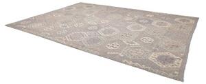 Tappeto Kilim Geometrico Grigio Lavanda 298x390 Cm