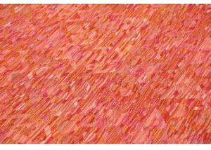 Tappeto Kilim Geometrico Rosso Mattone Arancione 150x200 Cm