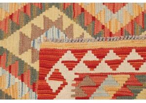 Tappeto Kilim Geometrico Arancione Beige 97x149 Cm