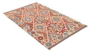 Tappeto Kilim Geometrico Multicolore 102x161 Cm