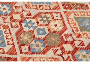 Tappeto Kilim Geometrico Multicolore 102x161 Cm