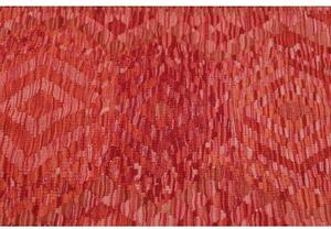 Tappeto Kilim Geometrico Rosso Corallo 93x147 Cm