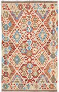 Tappeto Kilim Geometrico Multicolore 102x161 Cm