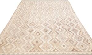 Tappeto Kilim Geometrico Beige Tortora 200x296 Cm