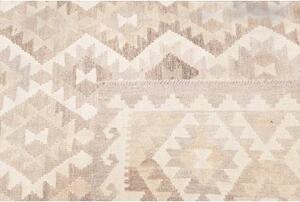 Tappeto Kilim Geometrico Beige Tortora 200x296 Cm