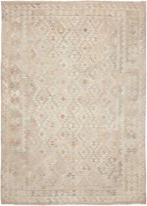 Tappeto Kilim Geometrico Beige Sabbia 216x292 Cm