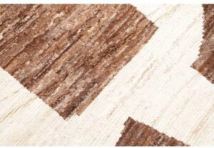 Tappeto Berbero Astratto Avorio Marrone 288x377 Cm