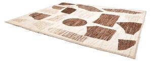 Tappeto Berbero Astratto Avorio Marrone 288x377 Cm