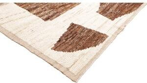 Tappeto Berbero Astratto Avorio Marrone 288x377 Cm