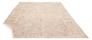 Tappeto Kilim Geometrico Beige Sabbia 216x292 Cm