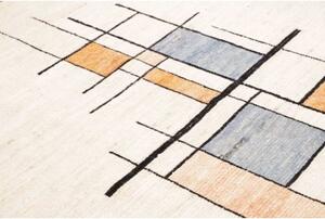 Tappeto Berbero Geometrico Avorio Multicolore 174x232 Cm