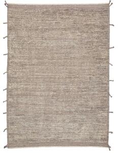 Tappeto Berbero Geometrico Tortora Beige 157x217 Cm