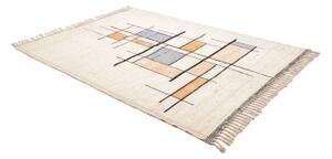 Tappeto Berbero Geometrico Avorio Multicolore 174x232 Cm