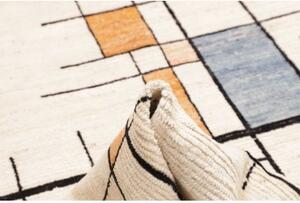 Tappeto Berbero Geometrico Avorio Multicolore 174x232 Cm