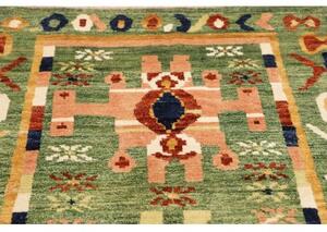 Tappeto Berbero Geometrico Verde Multicolore 133x179 Cm