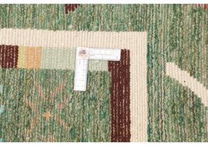 Tappeto Berbero Figurativo Verde Multicolore 177x243 Cm