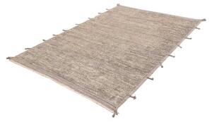 Tappeto Berbero Geometrico Tortora Beige 157x217 Cm