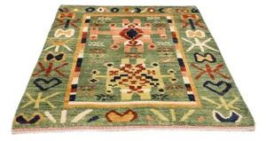 Tappeto Berbero Geometrico Verde Multicolore 133x179 Cm