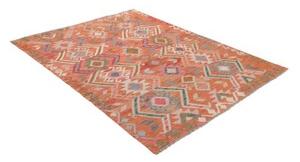 Tappeto Kilim Geometrico Arancione Multicolore 153x195 Cm