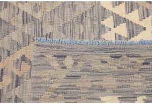 Tappeto Kilim Stilizzato Grigio Beige 177x242 Cm