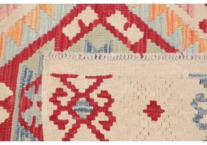 Tappeto Kilim Stilizzato Becco Di Corallo Grigio Perla 105x145 Cm