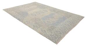 Tappeto Kilim Geometrico Azzurro Beige 205x295 Cm