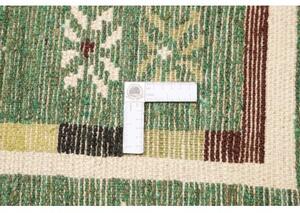 Tappeto Berbero Figurativo Verde Multicolore 155x215 Cm