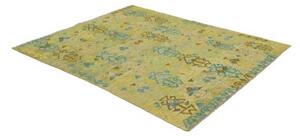 Tappeto Kilim Stilizzato Verde Blu 155x197 Cm