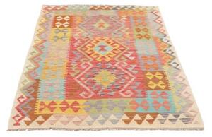 Tappeto Kilim Geometrico Multicolore 102x146 Cm