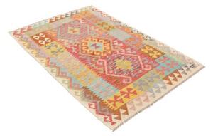 Tappeto Kilim Geometrico Multicolore 102x146 Cm
