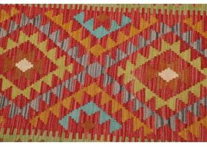 Tappeto Kilim Geometrico Multicolore Beige 101x156 Cm