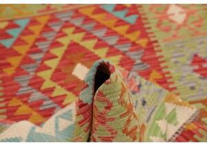 Tappeto Kilim Geometrico Multicolore Beige 101x156 Cm