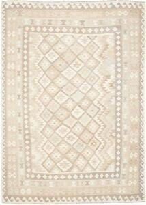 Tappeto Kilim Geometrico Avorio Beige 202x286 Cm