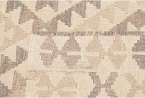 Tappeto Kilim Geometrico Avorio Tortora 143x189 Cm