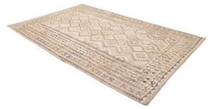 Tappeto Kilim Geometrico Beige Avorio 198x291 Cm