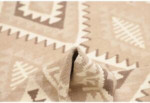 Tappeto Kilim Geometrico Beige Avorio 154x198 Cm