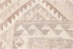 Tappeto Kilim Geometrico Beige Rosa Antico 207x286 Cm