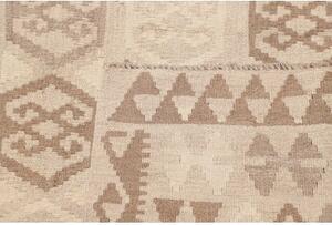 Tappeto Kilim Stilizzato Beige Avorio 245x279 Cm