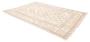 Tappeto Kilim Geometrico Avorio Beige 202x286 Cm