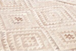 Tappeto Kilim Geometrico Beige Rosa Antico 207x286 Cm