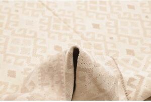 Tappeto Kilim Geometrico Avorio Beige 204x302 Cm