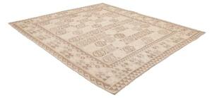 Tappeto Kilim Stilizzato Beige Avorio 245x279 Cm
