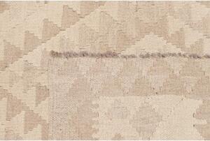 Tappeto Kilim Geometrico Avorio Sabbia 127x170 Cm