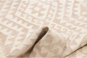 Tappeto Kilim Geometrico Avorio Beige 124x172 Cm